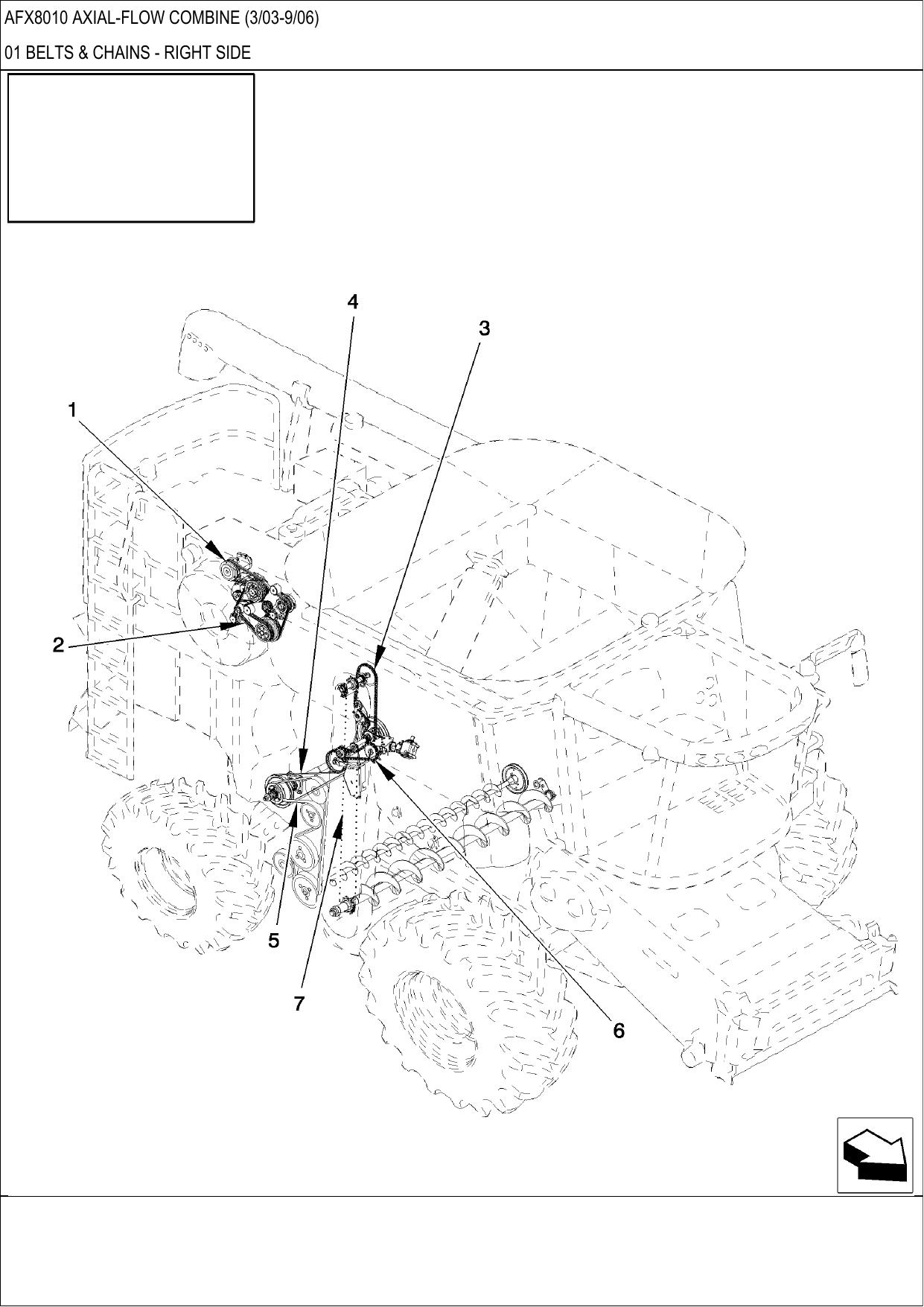 AFX8010 AXIAL-FLOW COMBINE PARTS